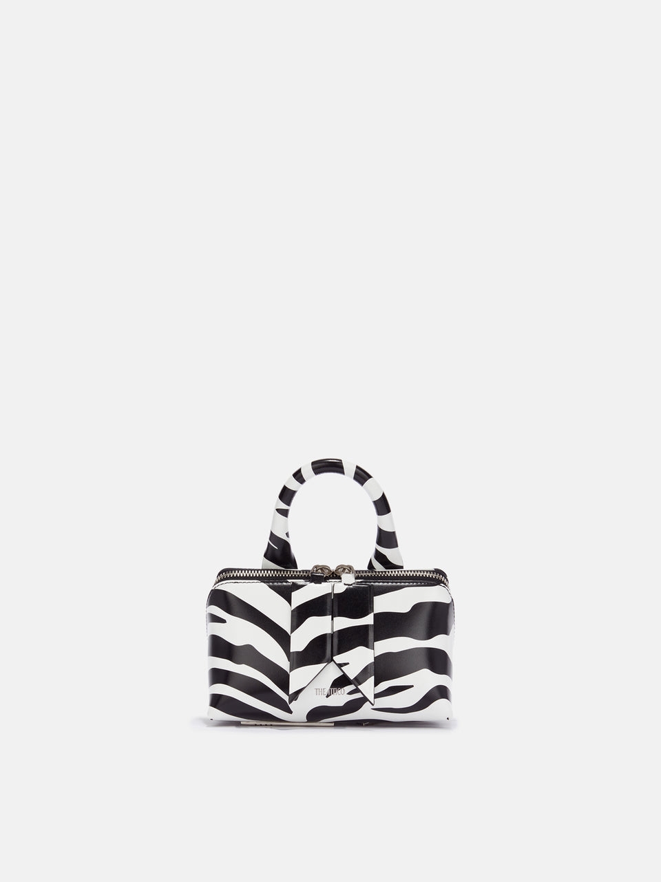 ''Friday'' white and black mini bag
