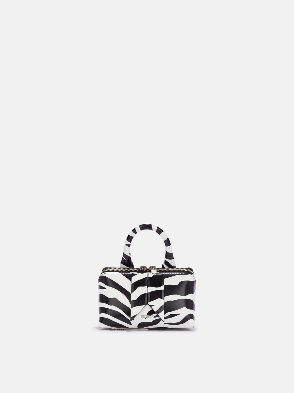 ''Friday'' white and black mini bag