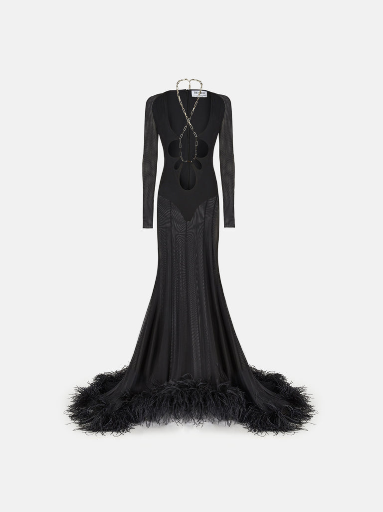 ''Karen'' black long dress
