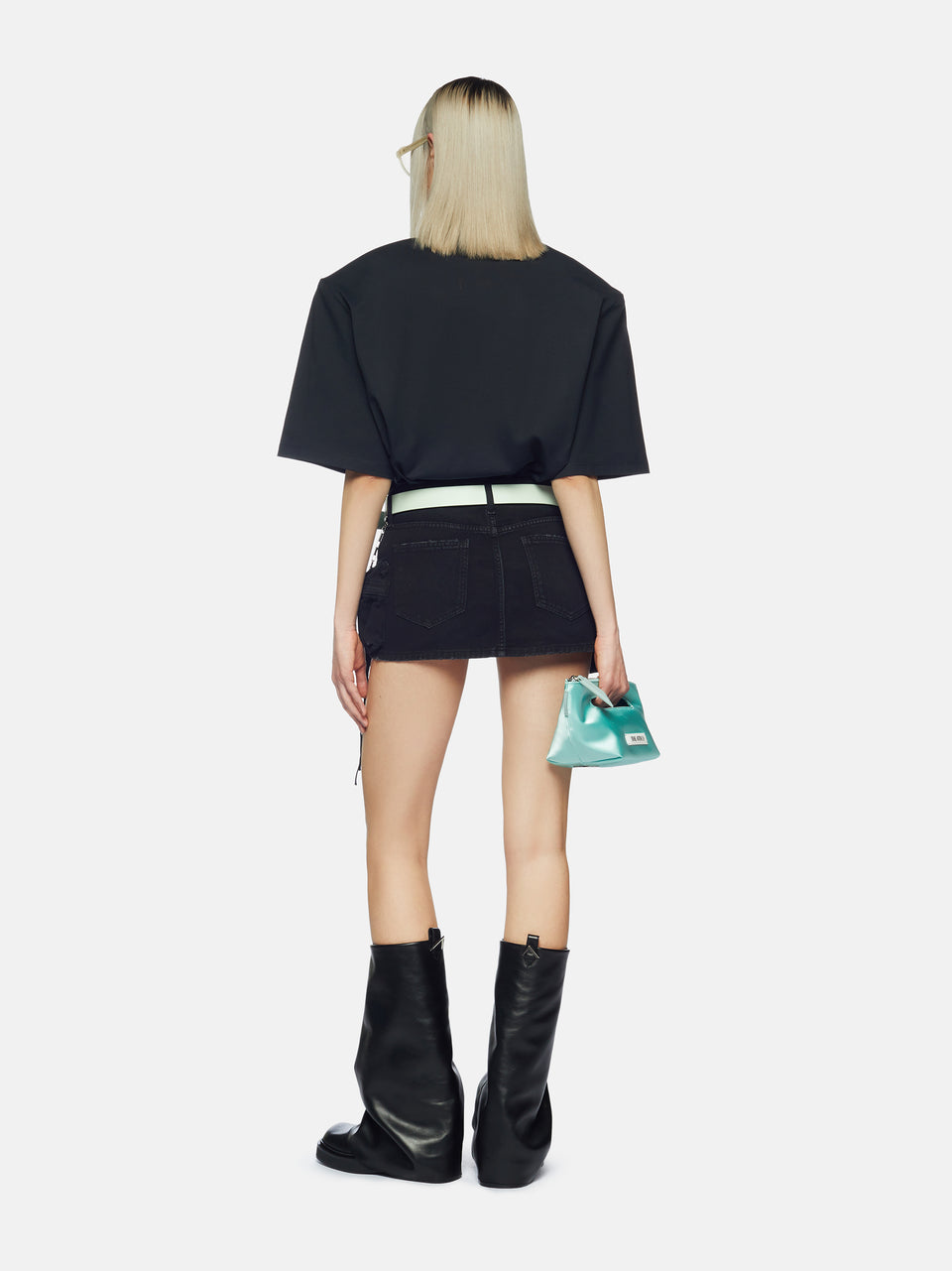 ''Fay'' black mini skirt