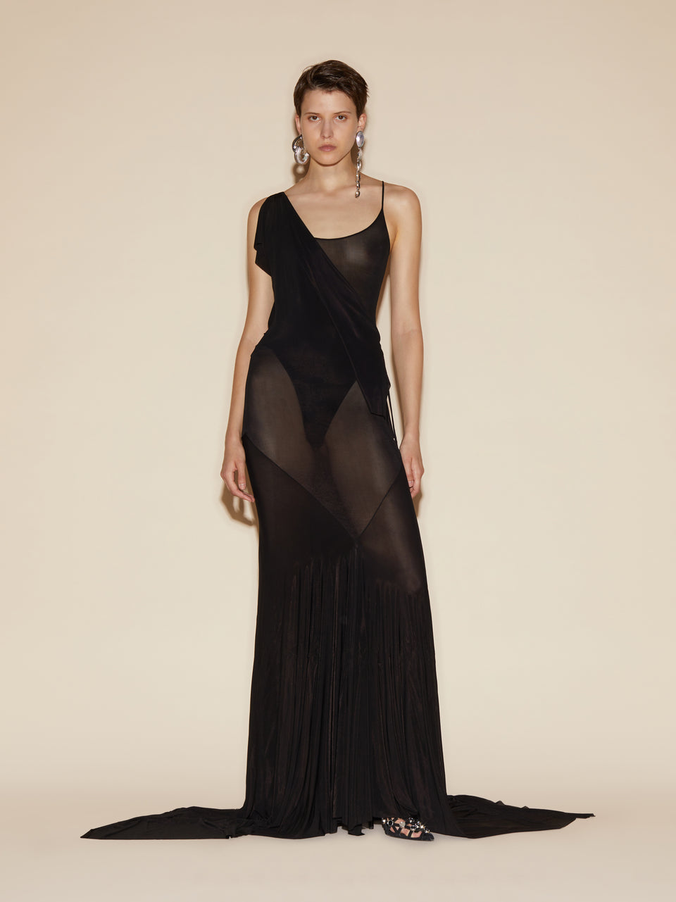 Black long dress
