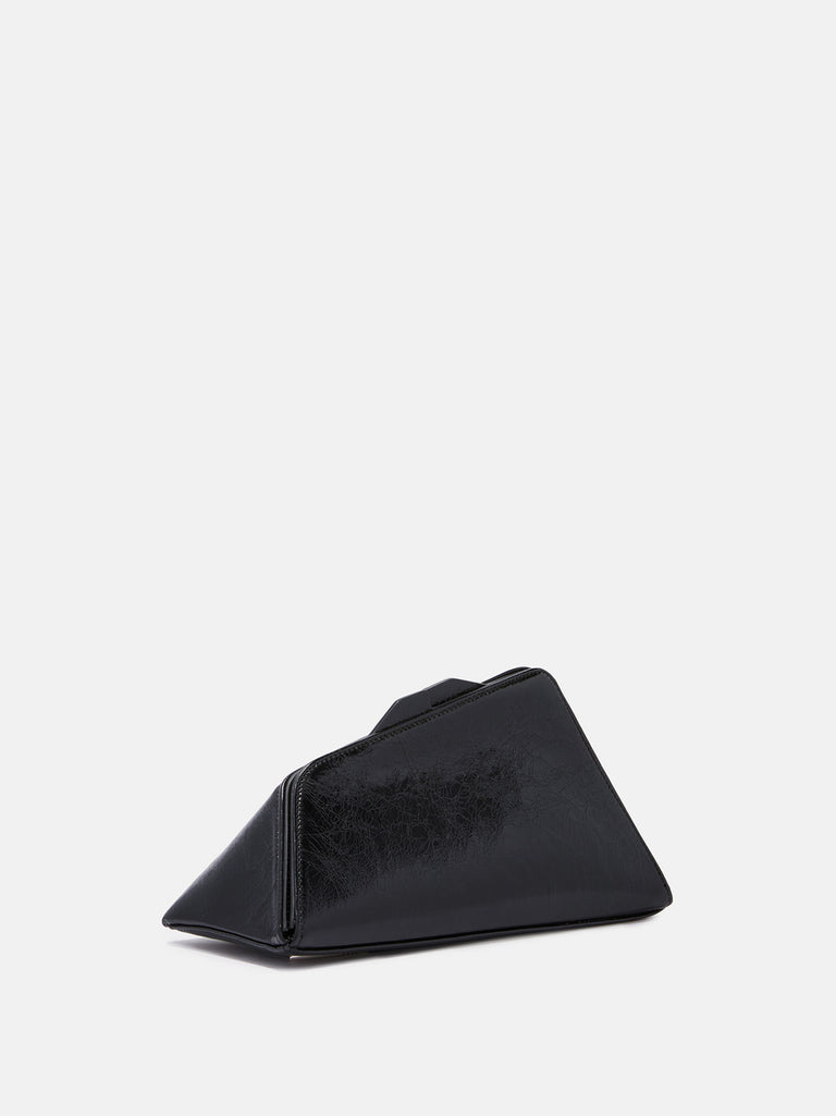 ''8.30 PM'' black oversized clutch