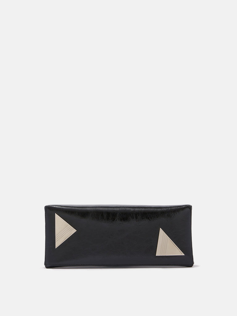 ''8.30 PM'' black oversized clutch