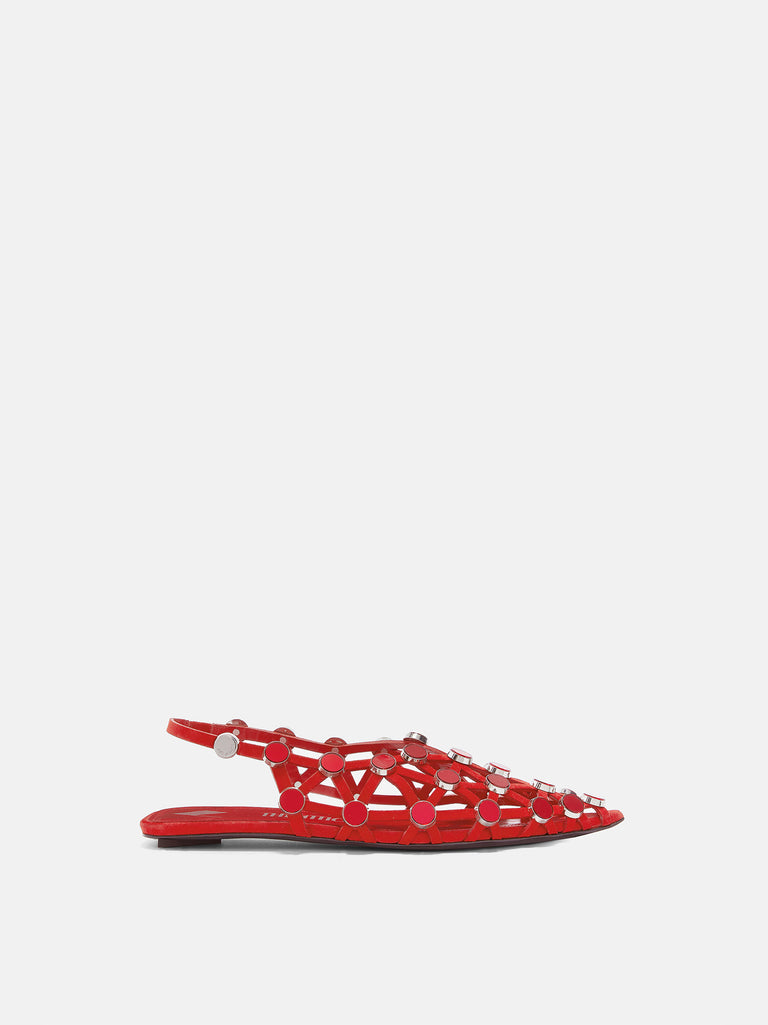 ''Grid'' red ballerina