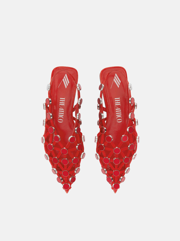 ''Grid'' red ballerina
