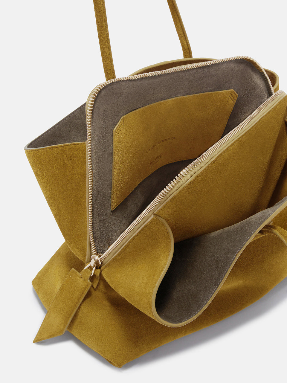 ''La Passeggiata Medium'' khaki top handle