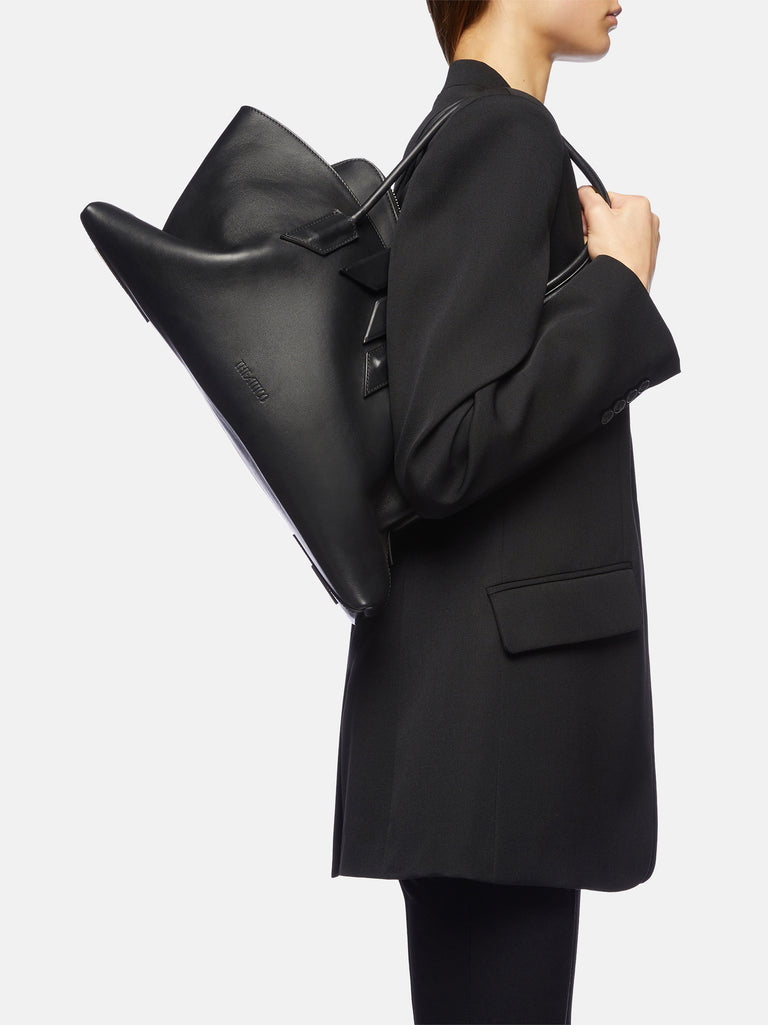 ''La Passeggiata Medium'' black top handle