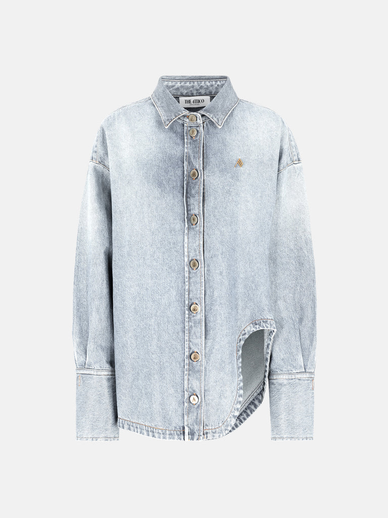 ''Diana'' sky blue shirt jacket