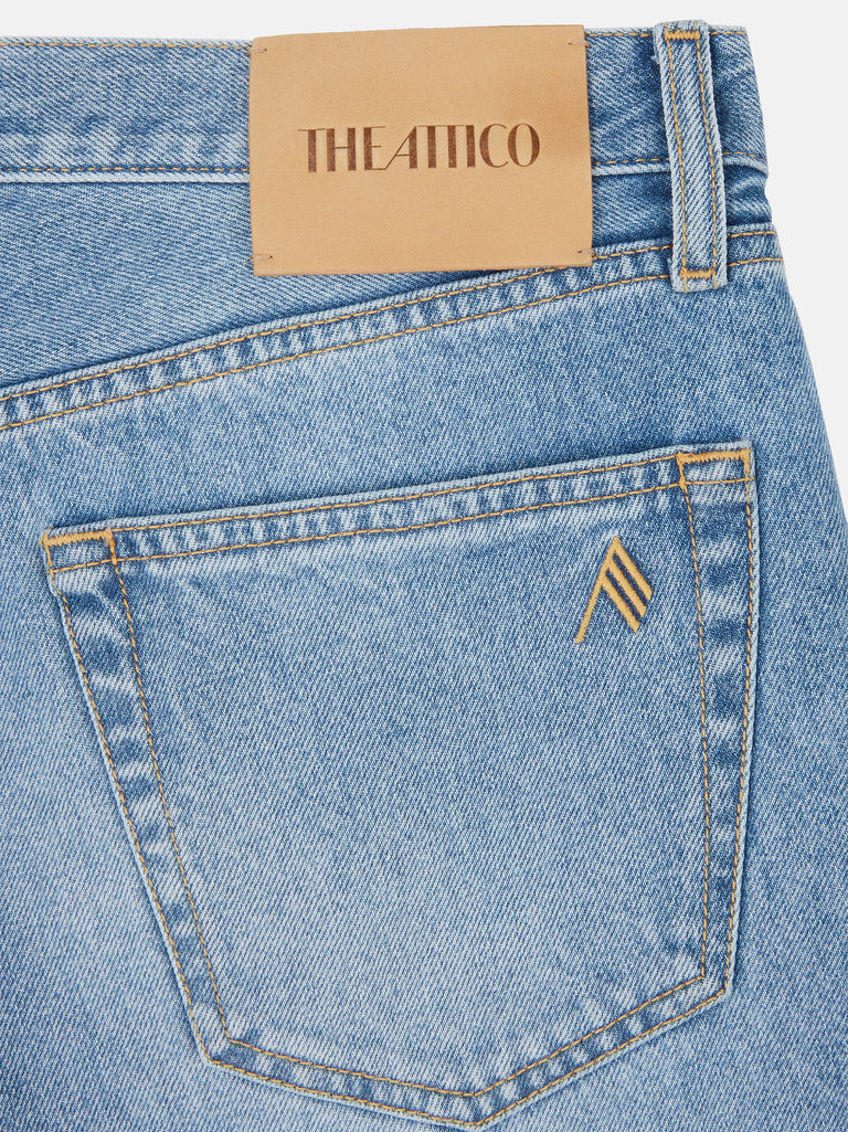 Sky blue short pants
