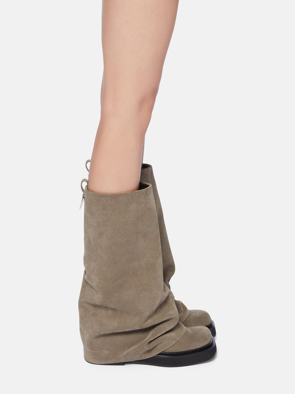 ''Robin'' taupe combat boot