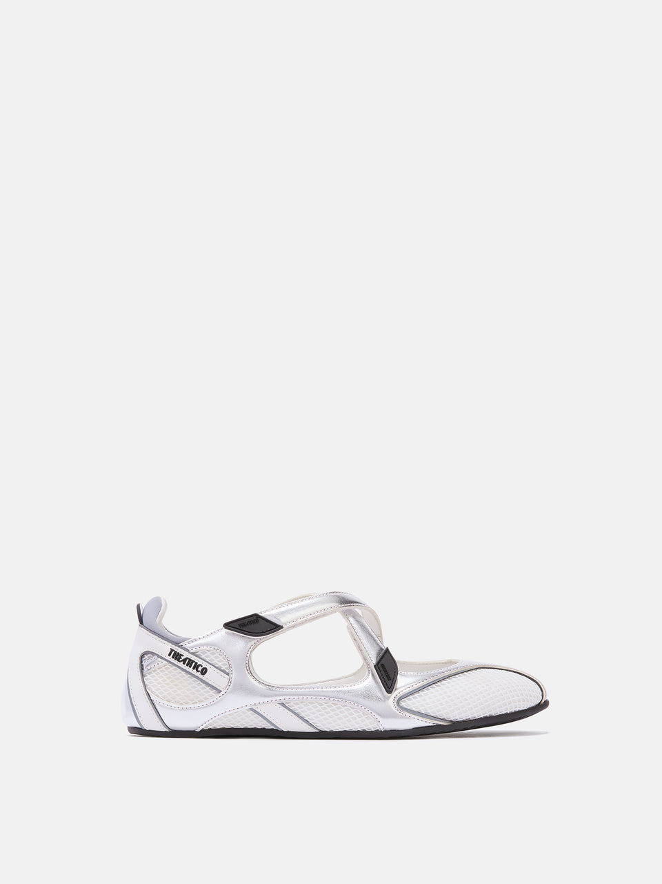 ''Floor 01'' ballerina flat silver