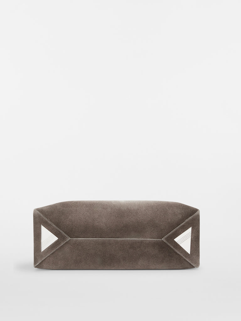 ''La Passeggiata Medium'' dark grey top handle
