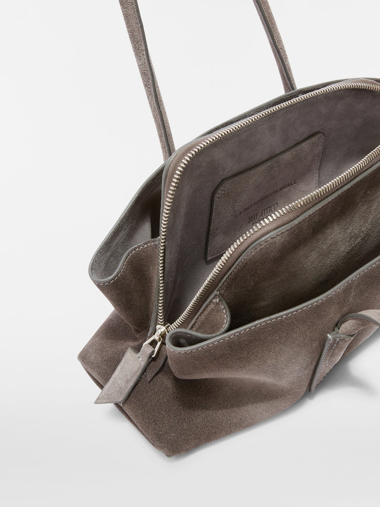 ''La Passeggiata Small'' grey top handle