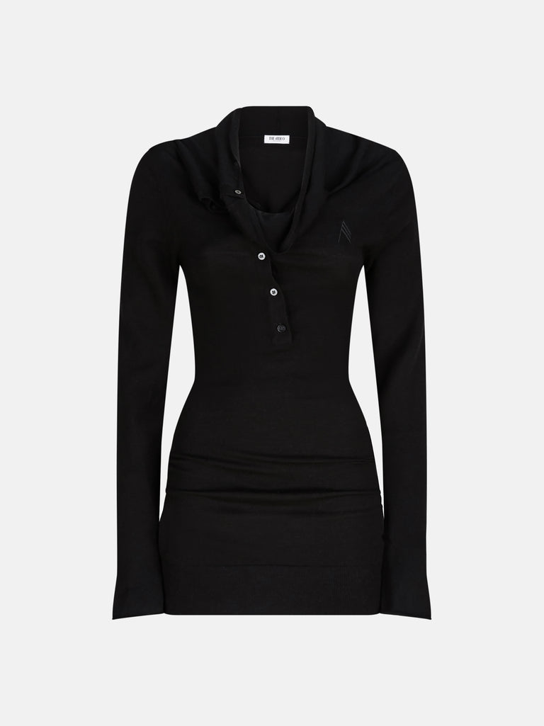 Black mini dress