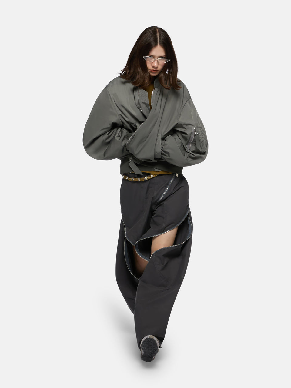 ''Anja'' grey bomber