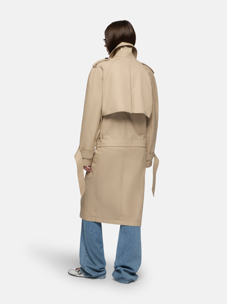 Beige trench