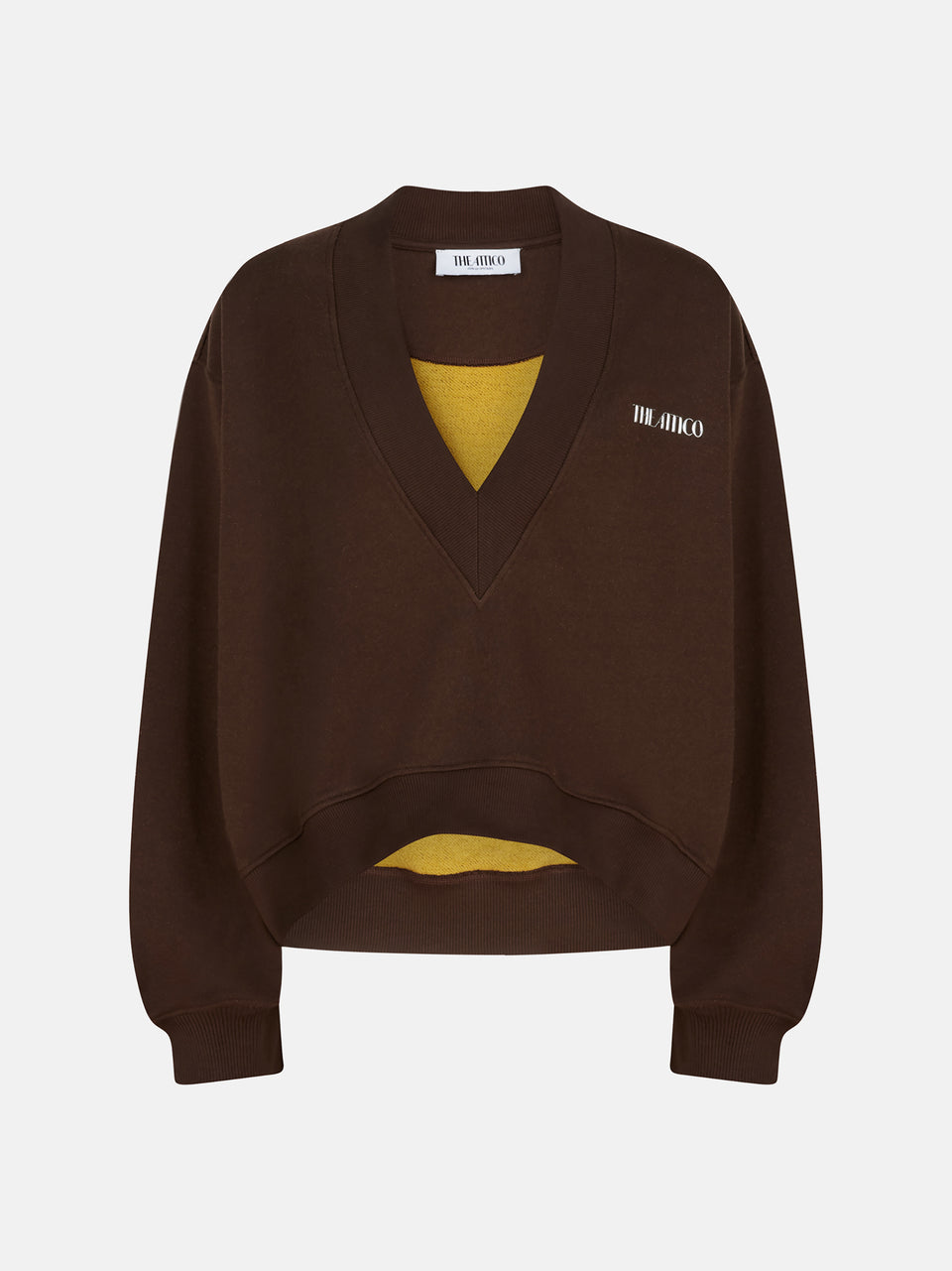 Dark brown sweatshirt