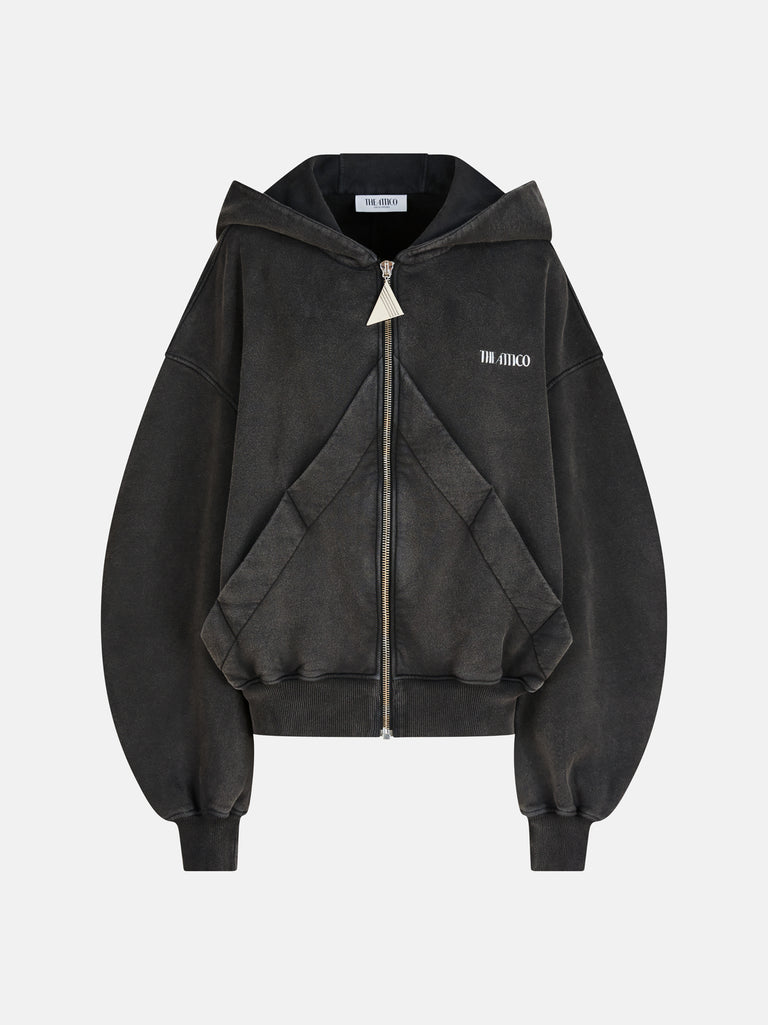 Faded black sweatshirt