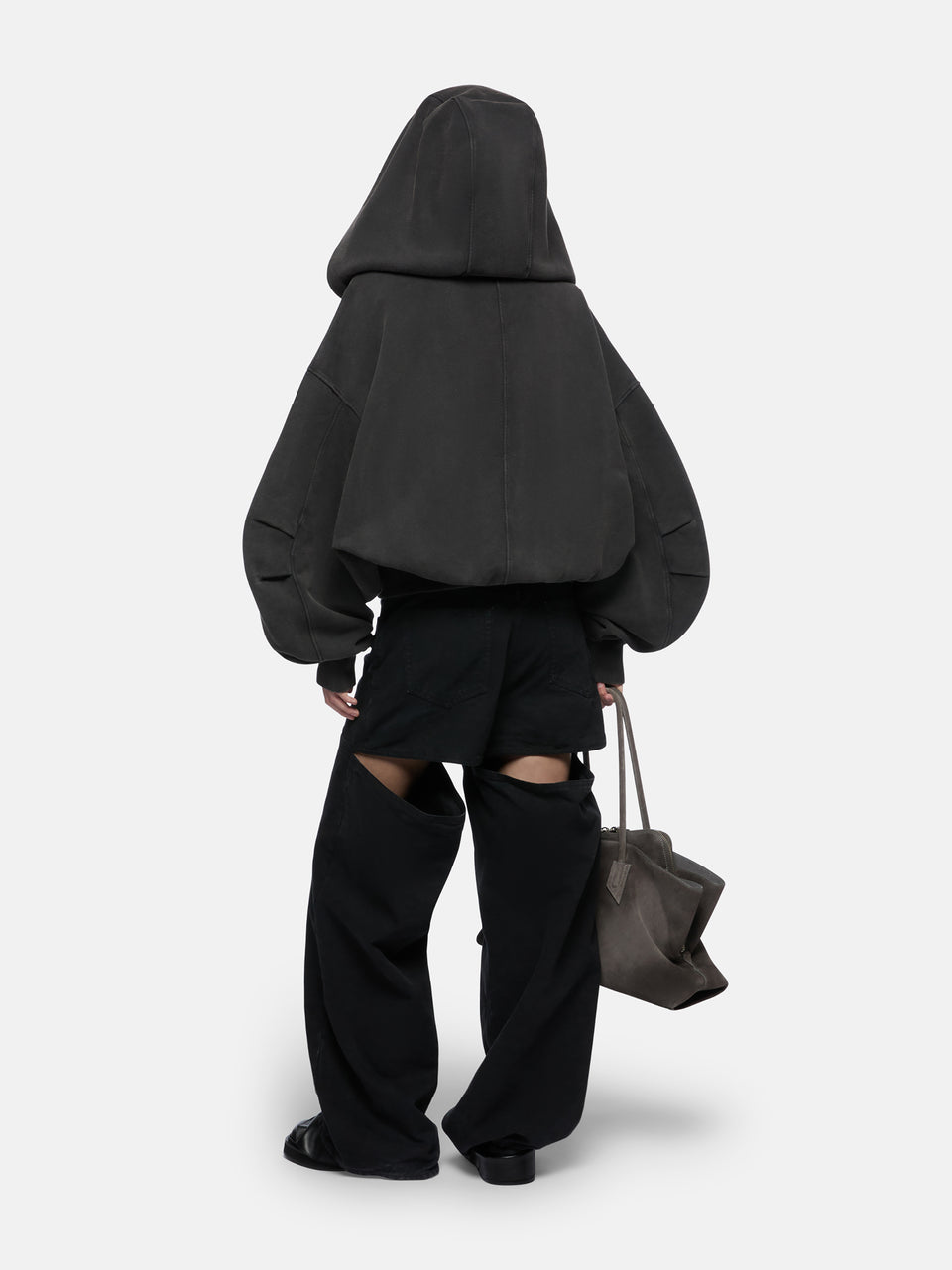 Faded black sweatshirt