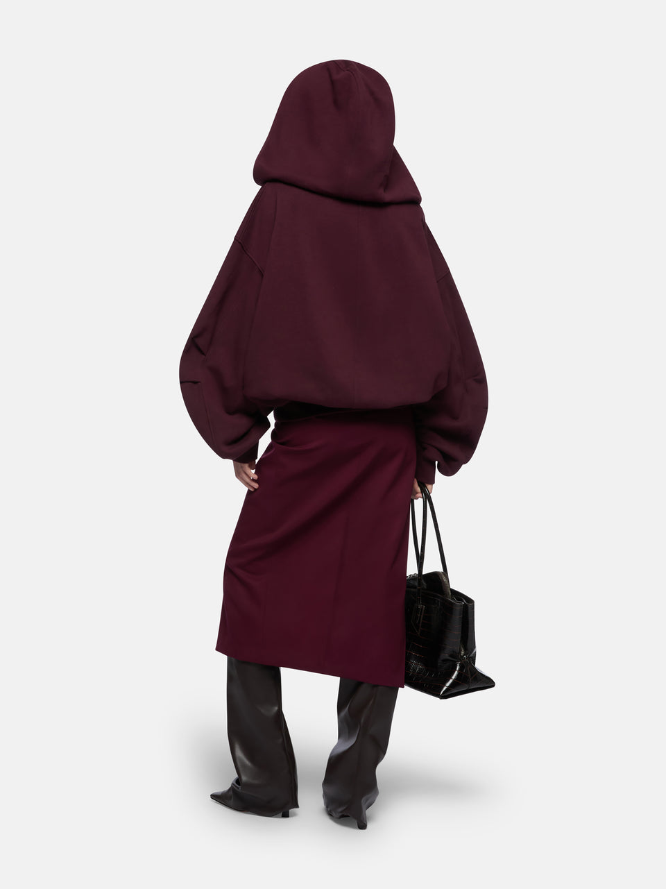 Burgundy sweatshirt