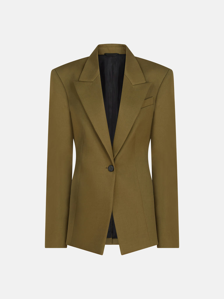 Military green jacket