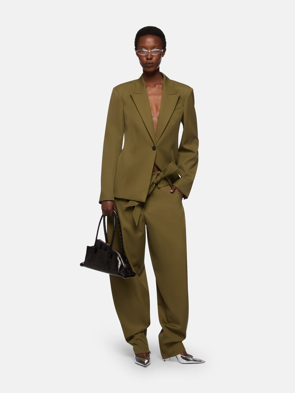 Military green jacket