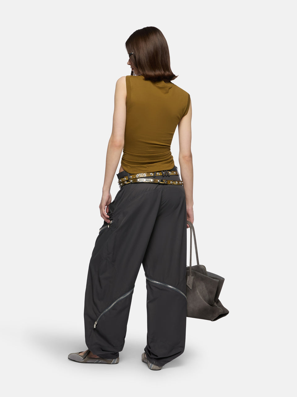 Dark grey long pant