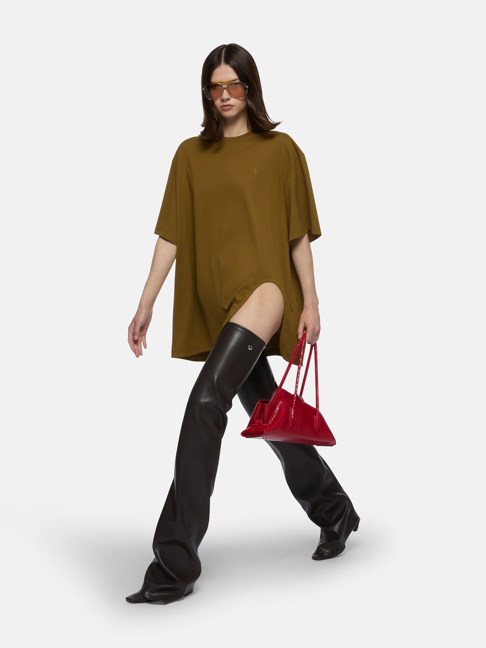 Military green t-shirt