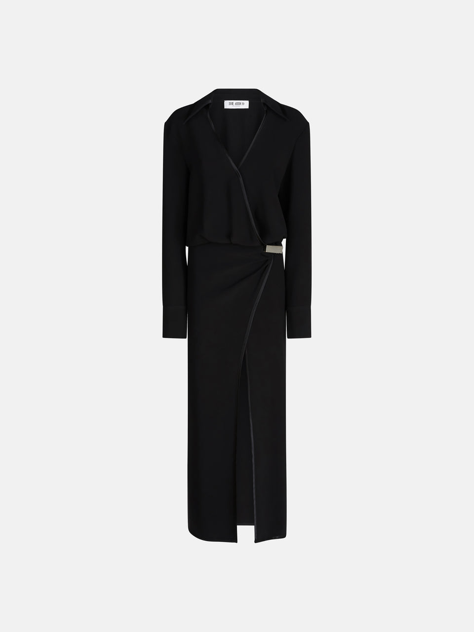 Black midi dress