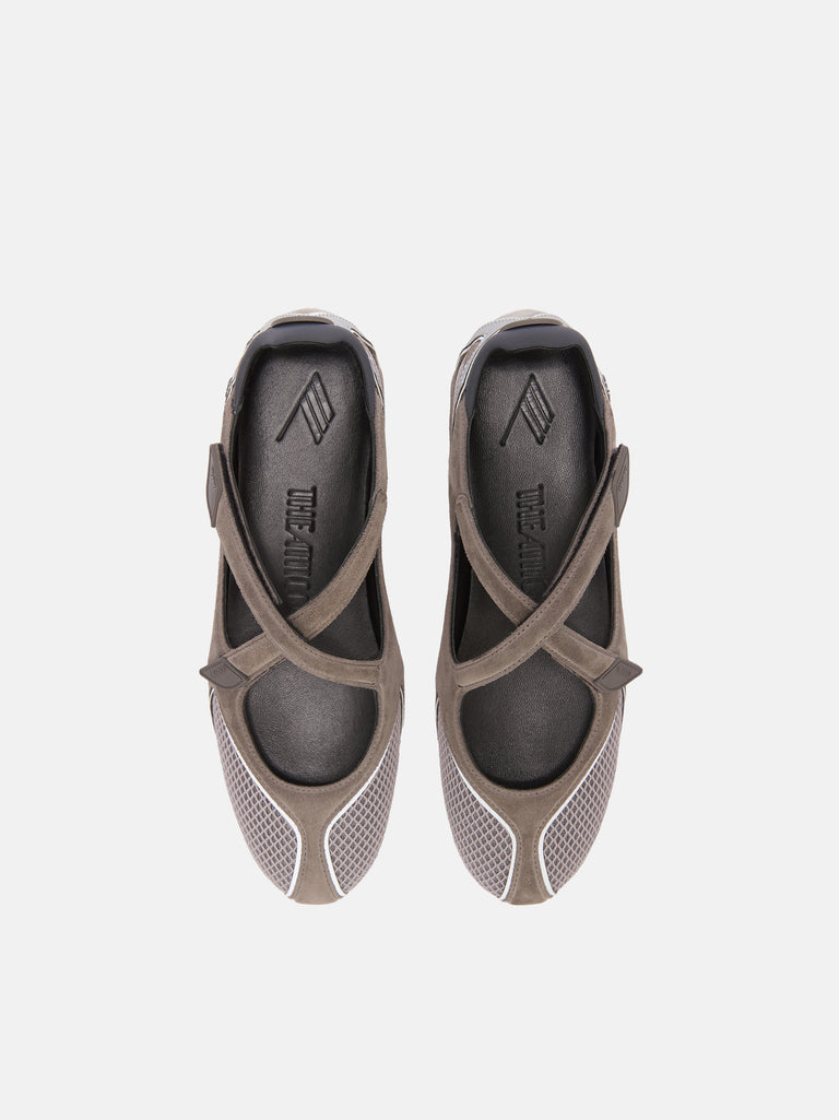 ''Floor 01'' grey ballerina flat