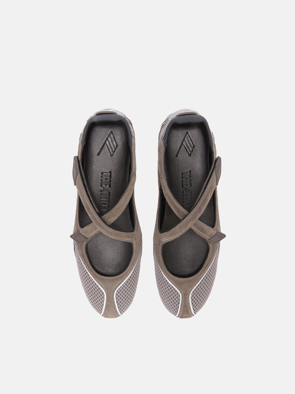 ''Floor 01'' grey ballerina flat