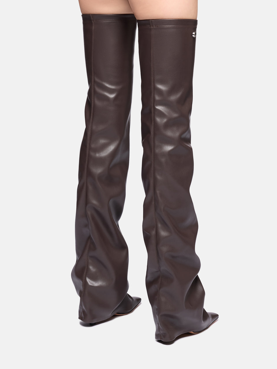 ''Robin OTK'' thigh high brown