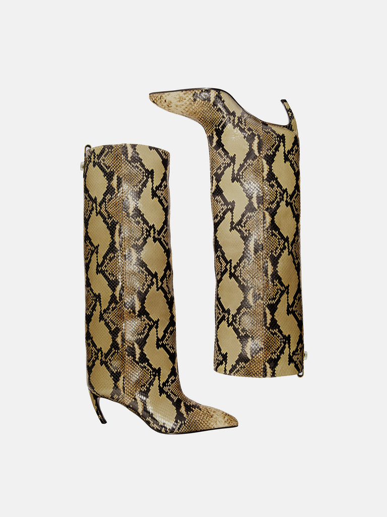 ''Lea'' boot black and sahara