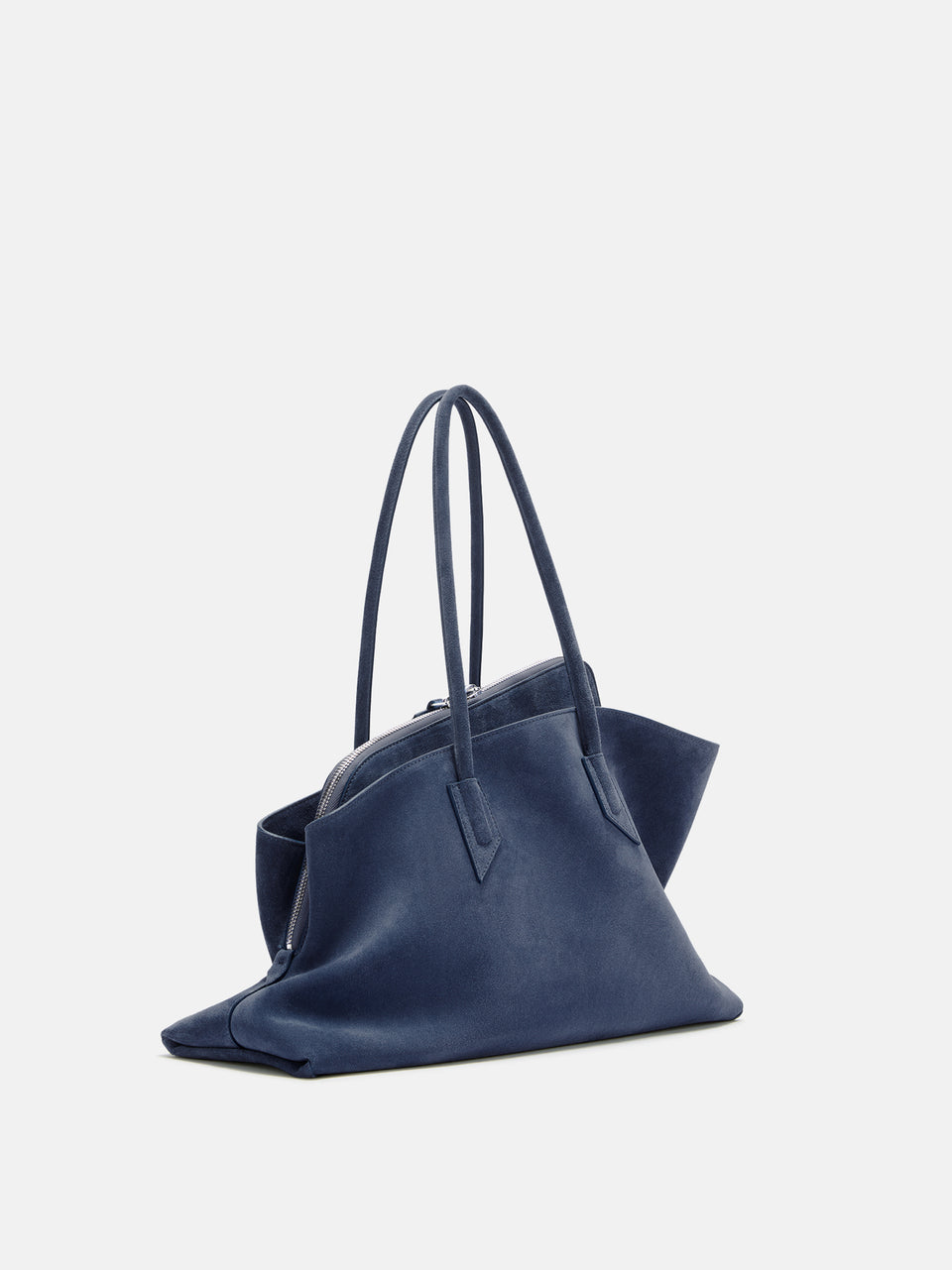 ''La Passeggiata Medium'' sapphire blue top handle