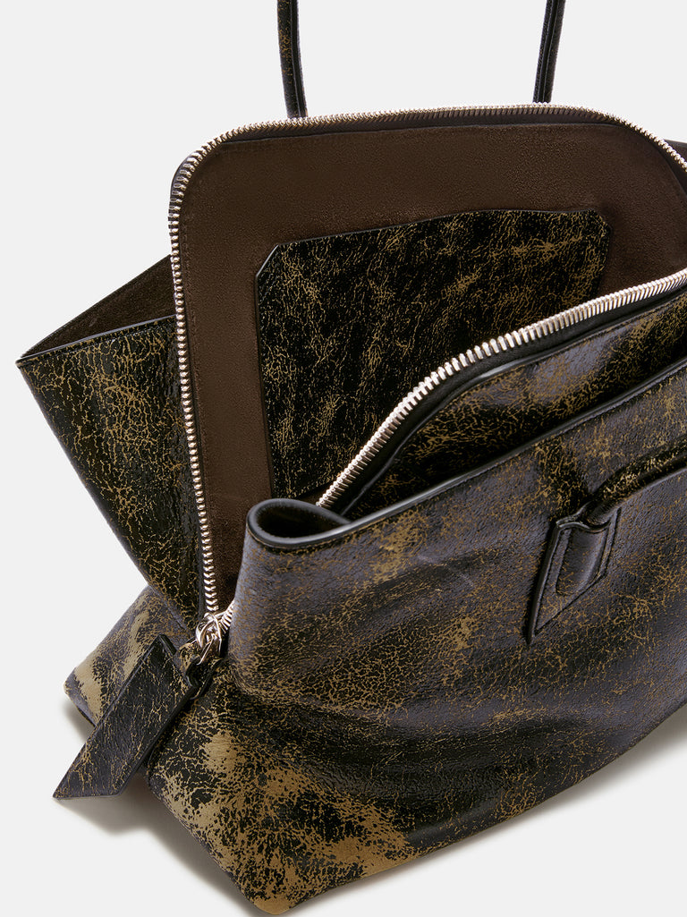 ''La Passeggiata Medium'' brown shades top handle