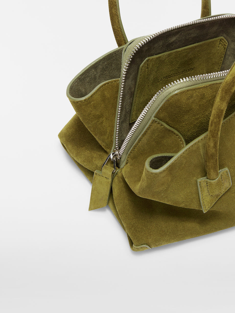 ''La Passeggiata Mini'' khaki top handle