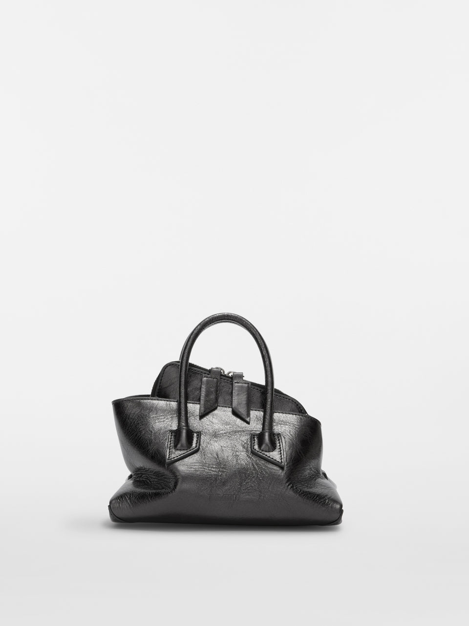 ''La Passeggiata Mini'' dark grey top handle