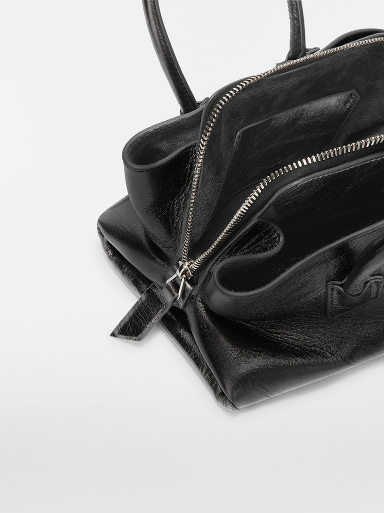 ''La Passeggiata Mini'' dark grey top handle