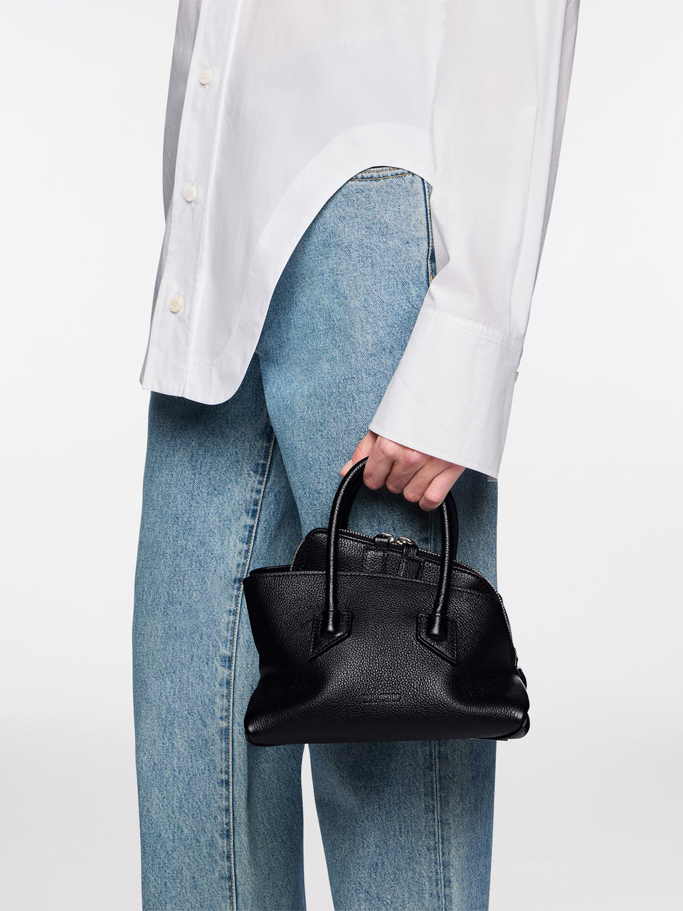 ''La Passeggiata Mini'' black top handle