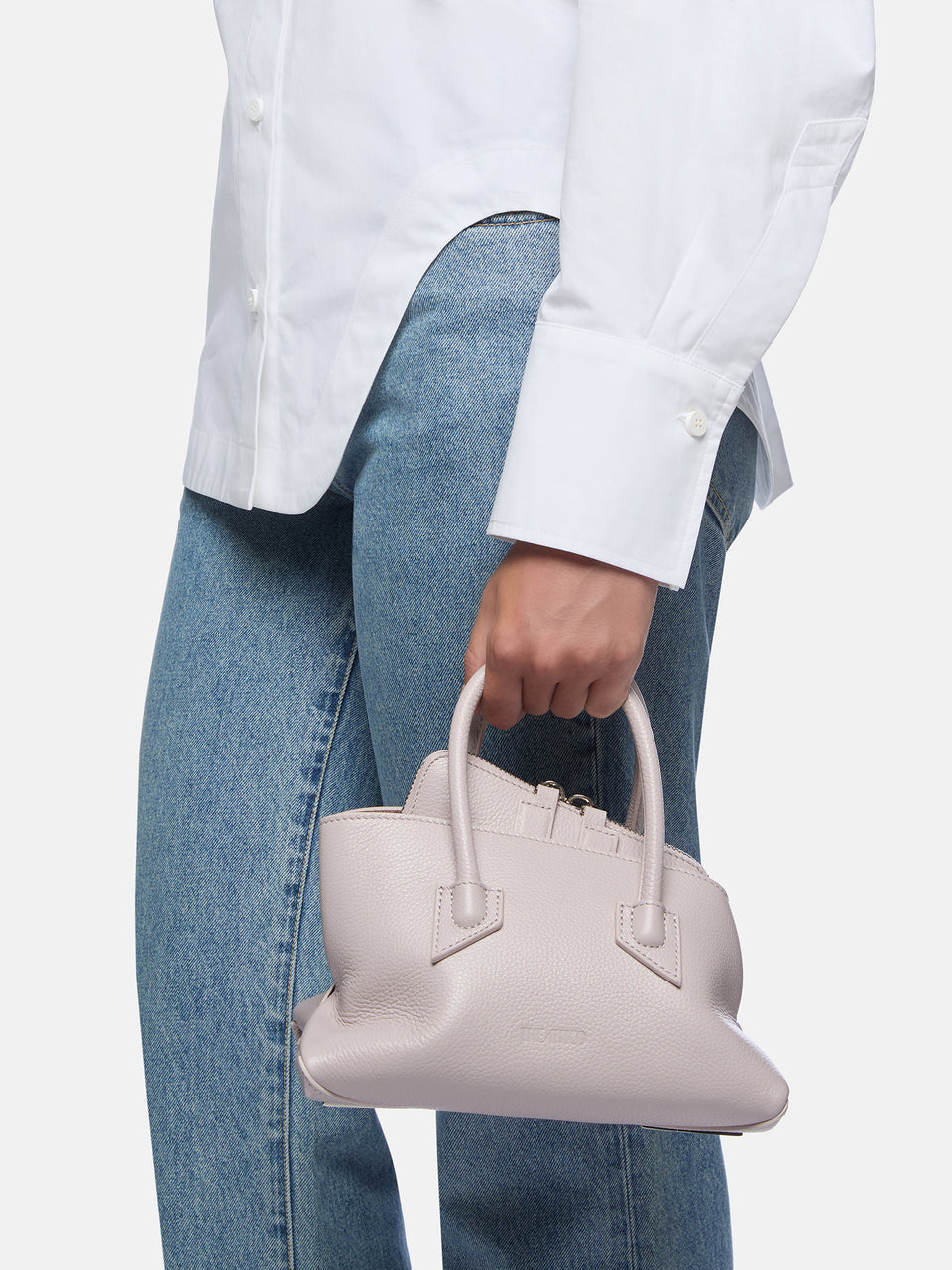 ''La Passeggiata Mini'' light mauve top handle