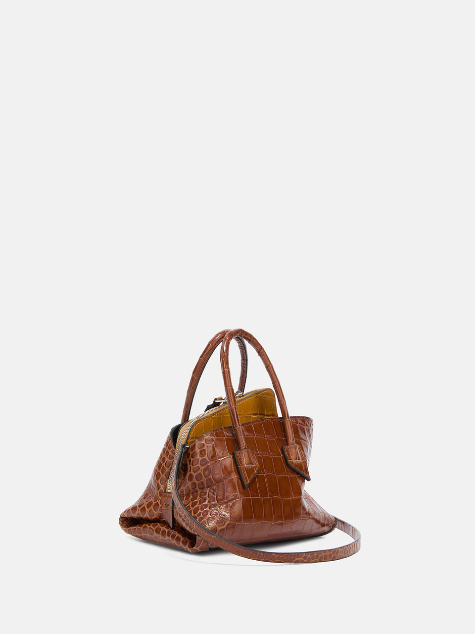''La Passeggiata Mini'' shaded brown top handle