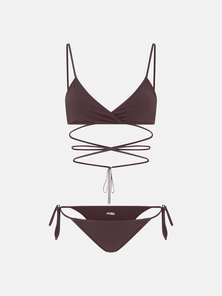 Dark brown bikini