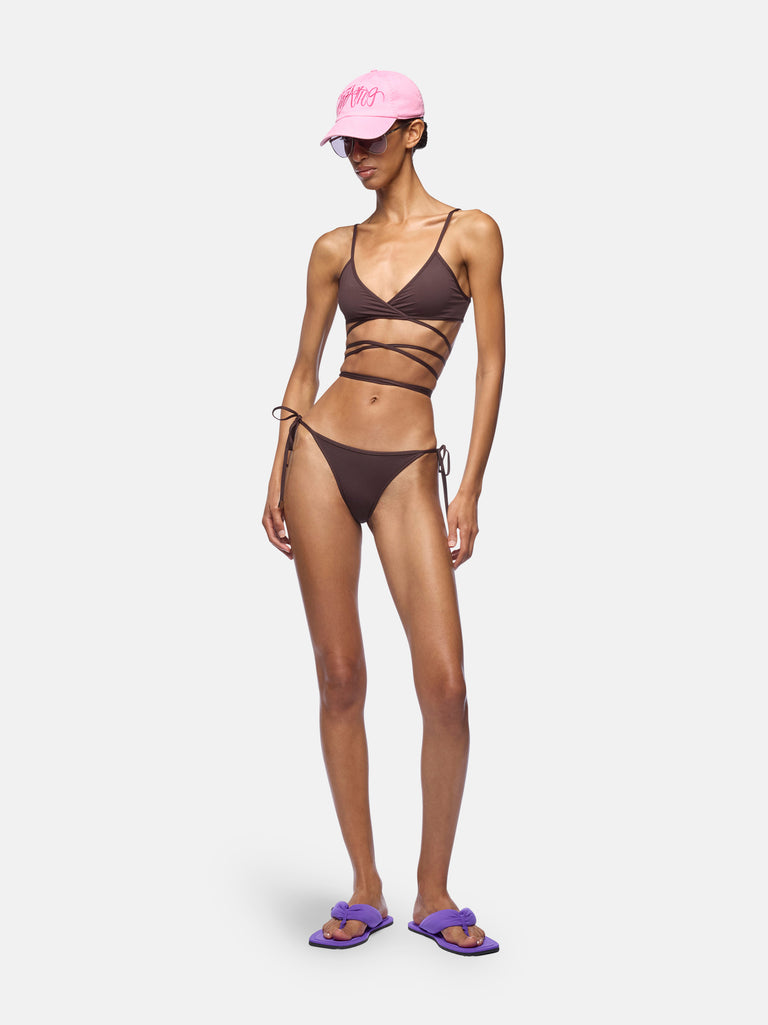 Dark brown bikini