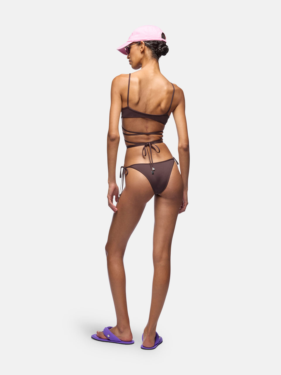 Dark brown bikini