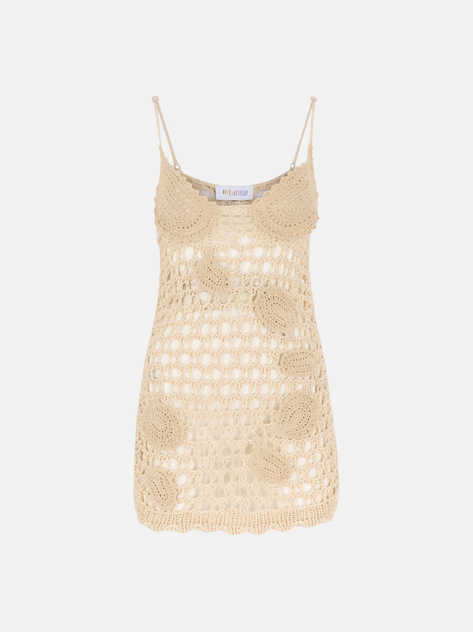 Natural mini dress