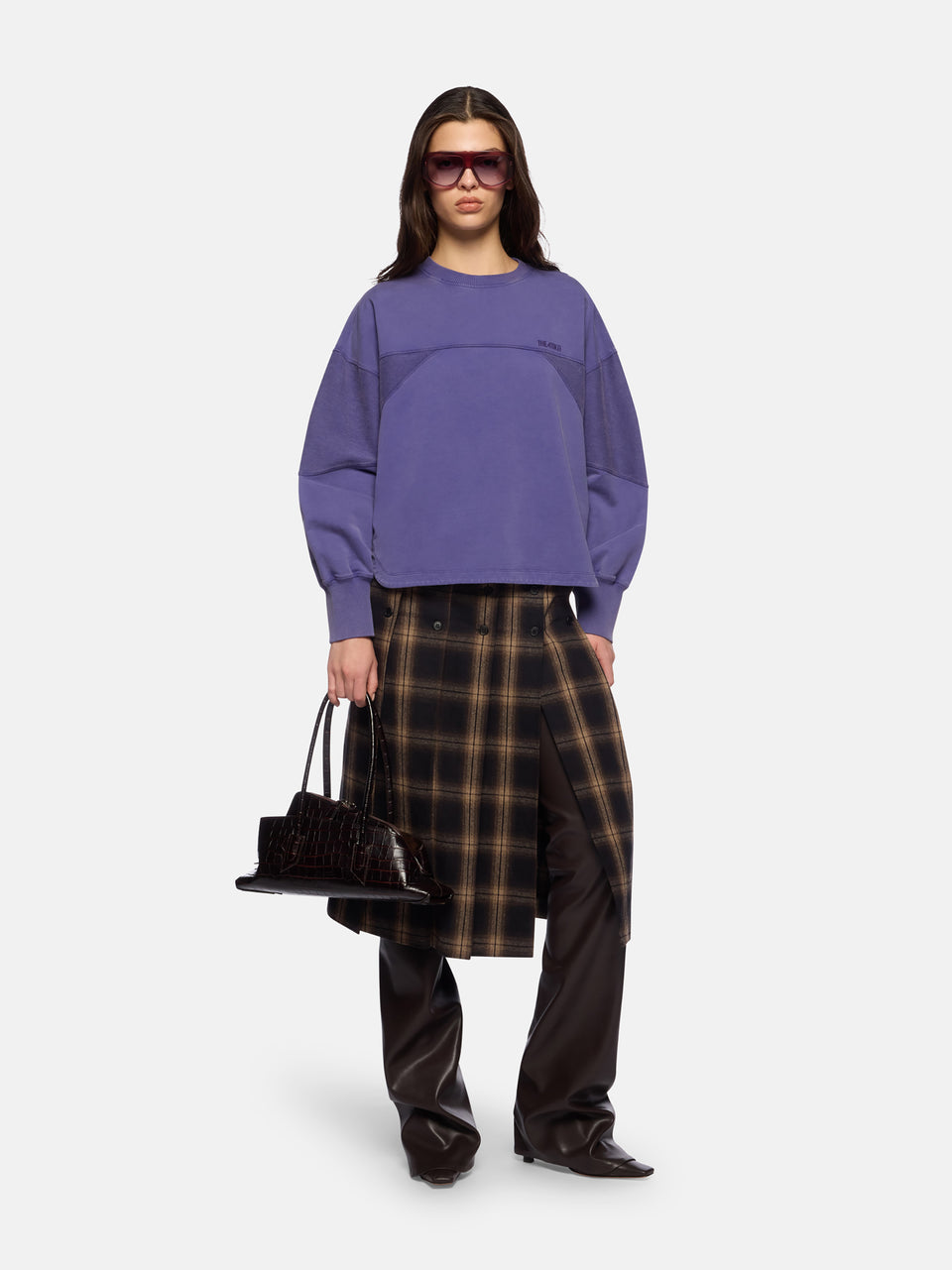 Purple sweatshirt