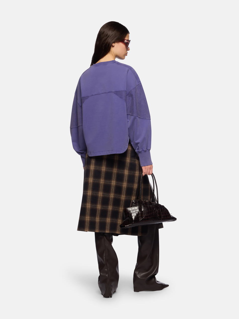 Purple sweatshirt