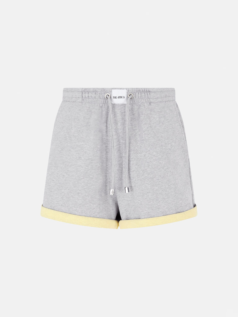 Grey and honey short pant