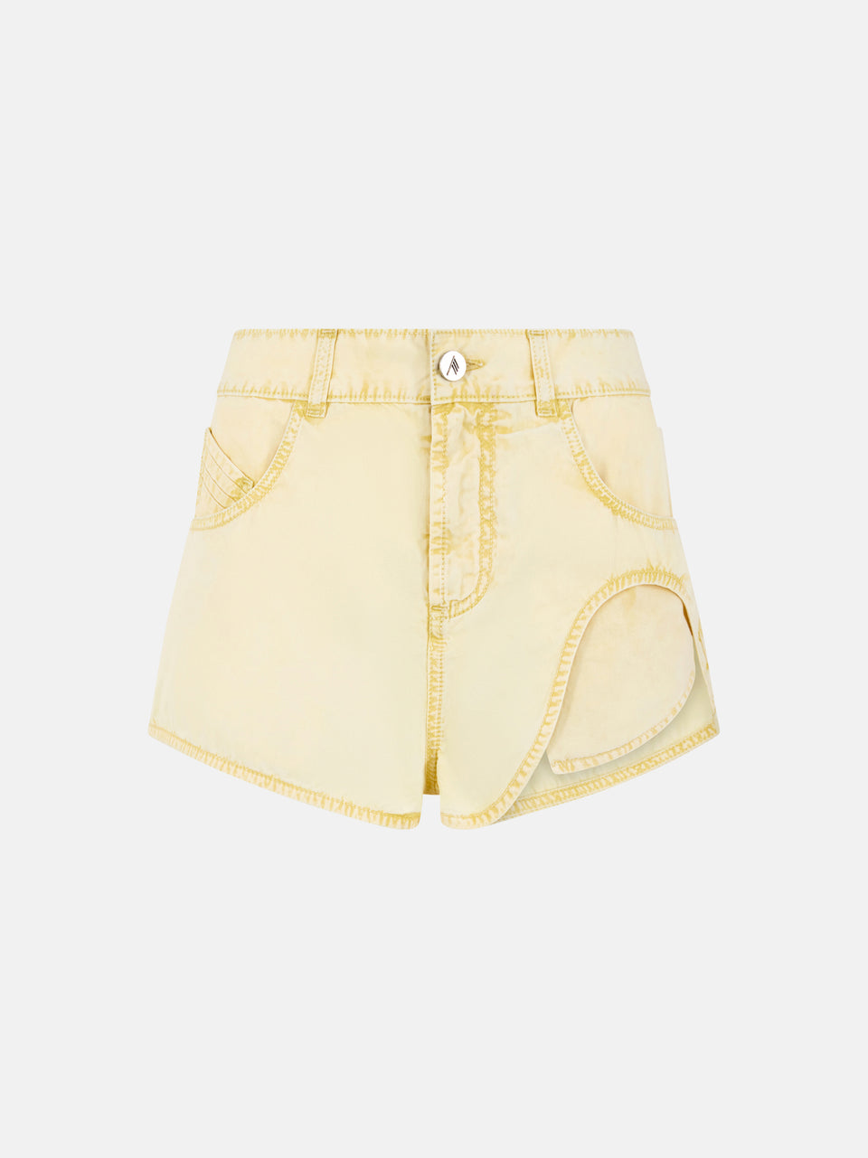 Pale yellow shorts