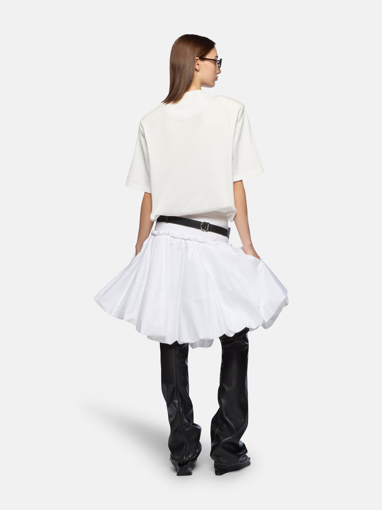 White midi skirt